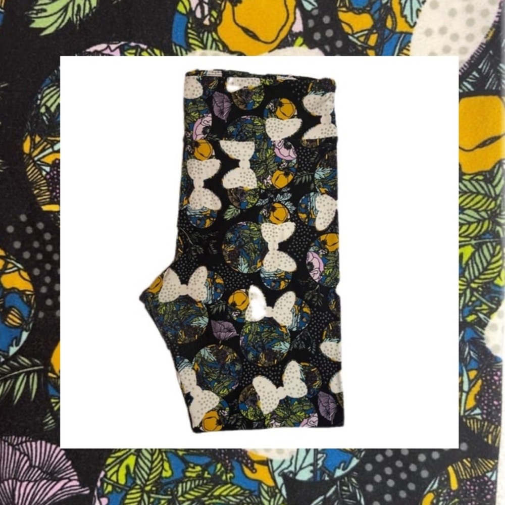 LuLaRoe x Disney TC Leggings Minnie Mouse - EUC